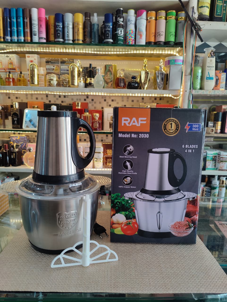 Food Processor & Veg + Meat Chopper (4 in 1)